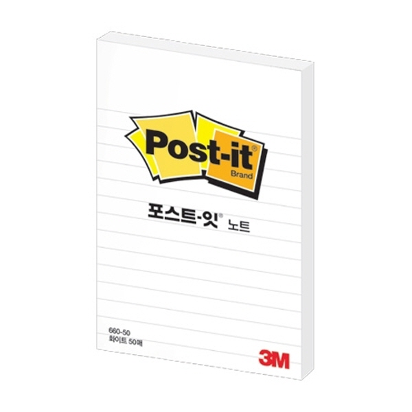포스트잇 노트 스노우 화이트