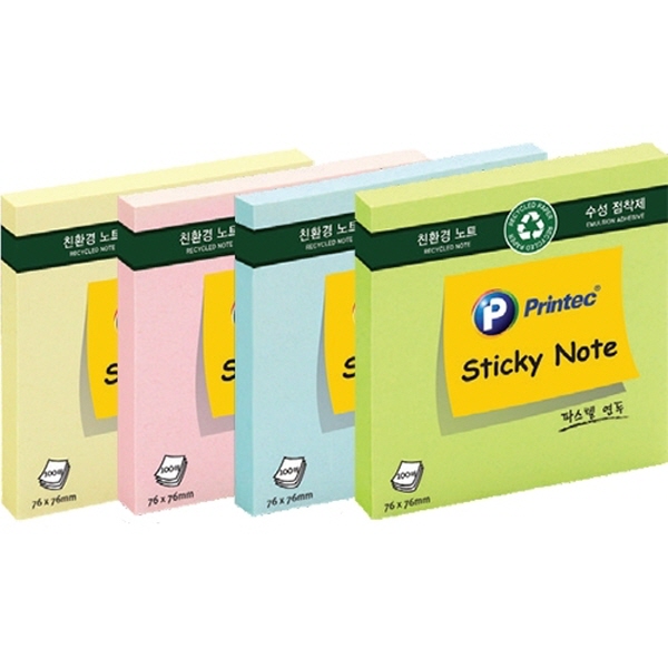 친환경 점착메모지 E7676B
