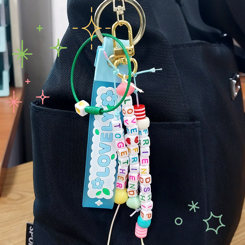 [포토후기혜택]돌봄교실 DIY 홀로그램 스트랩 키링
