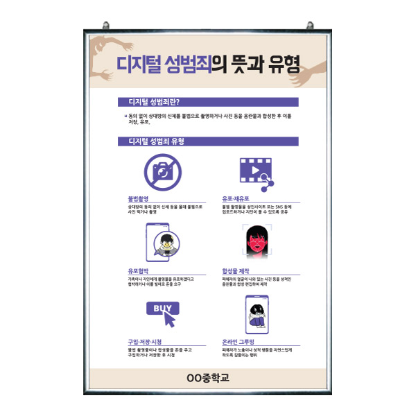 딥페이크 예방 홍보 메시지 패널_PS_41.디지털 성범죄의 뜻과 유형