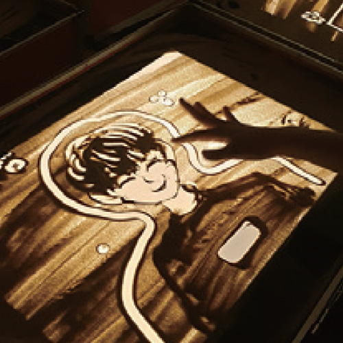 교육용 샌드아트 박스 아크릴형