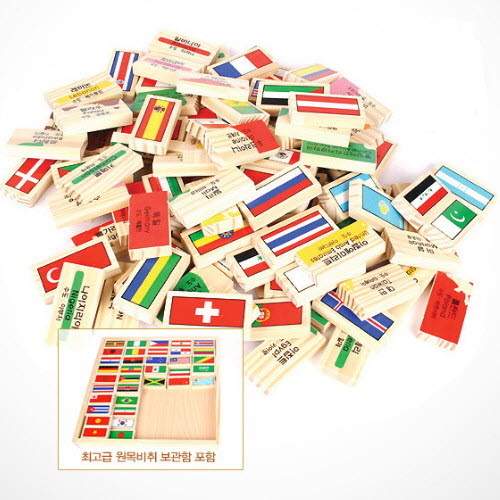 만국기 도미노 100pcs