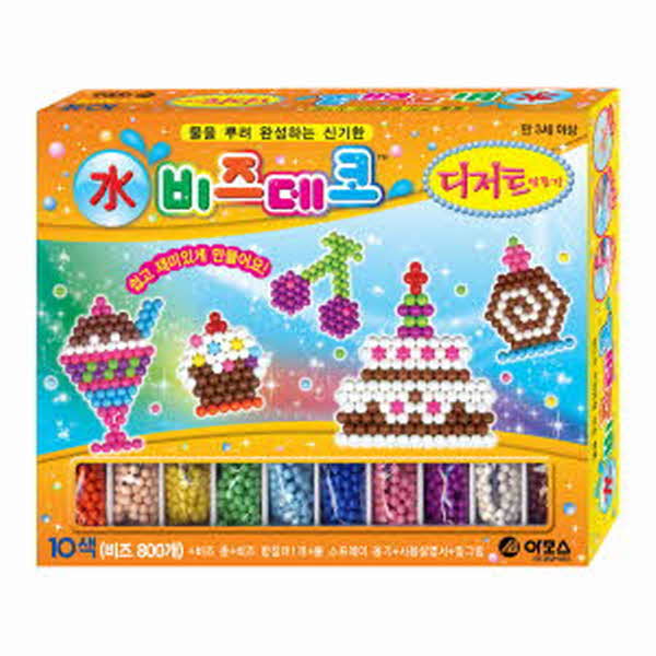 물을 뿌려 비즈데코 디저트
