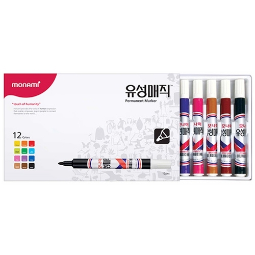 네임펜 12색