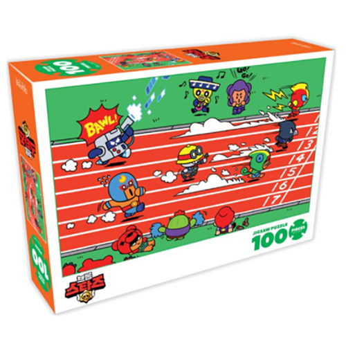 브롤스타즈 직소퍼즐 달리기 100pcs