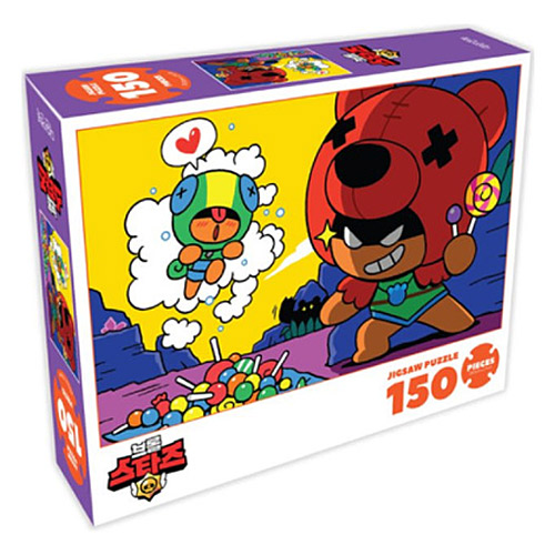 브롤스타즈 직소퍼즐 레온찾기150pcs