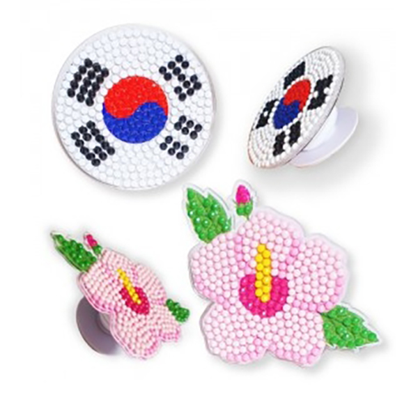 태극기 무궁화 보석십자수 스마트톡 만들기 (2종 택1)