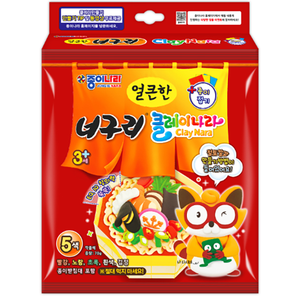 얼큰한너구리클레이나라＋종이접기