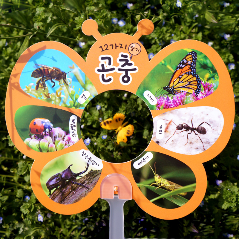 곤충 관찰 부채