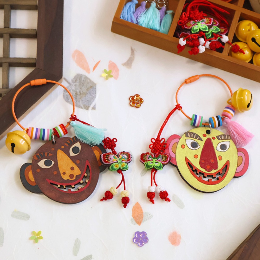 전통탈 키링 만들기 5set