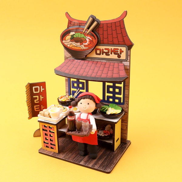 우드DIY  마라탕가게(스티커포함)