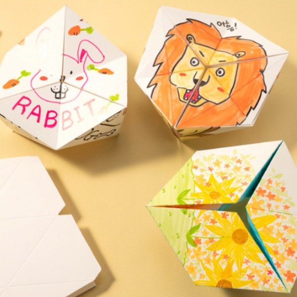 흡연예방 3D입체 종이접기 꾸미기