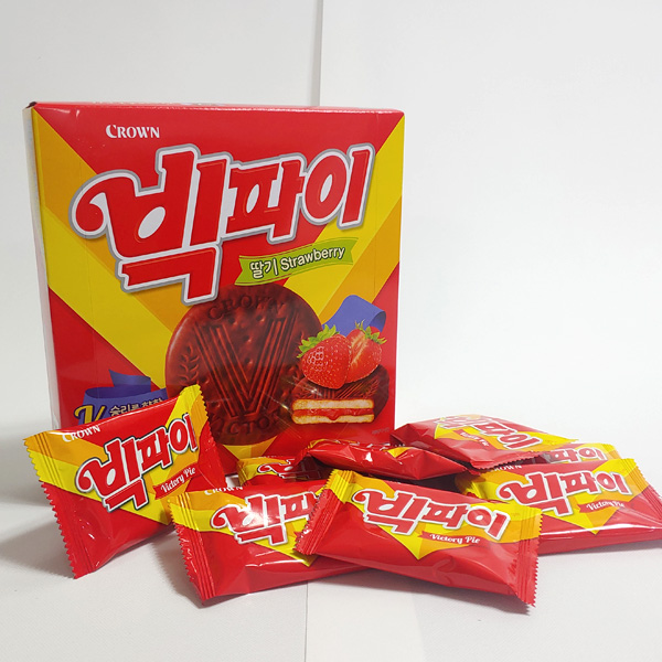 [과자파티] 빅파이 1박스+메시지 스티커