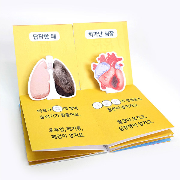 내 몸을 지키는 금연 서약 팝업북