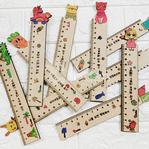 컬러링 우드자 꾸미기 10종 세트