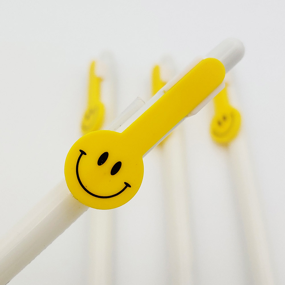 [소량인쇄]메시지 필기구 2탄_옐로우 스마일 볼펜