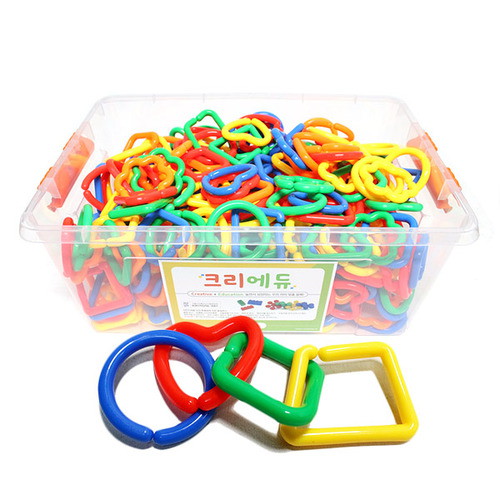 크리에듀 고리 연결블록 300pcs