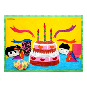 생일날 맛있는 케이크를 꾸며보세요(10인용)