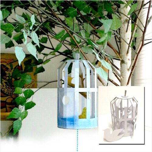 손쉽게 뚝딱 꾸미는 종이모형 생활도구 새장 꾸미기