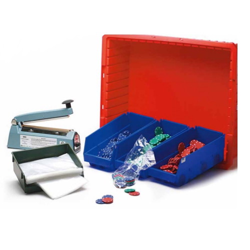 비닐포장하여 열봉합하기