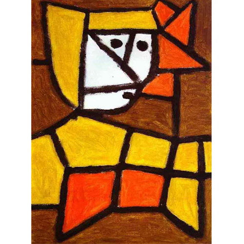 C26 파울클레_민족의상을 입은 여인