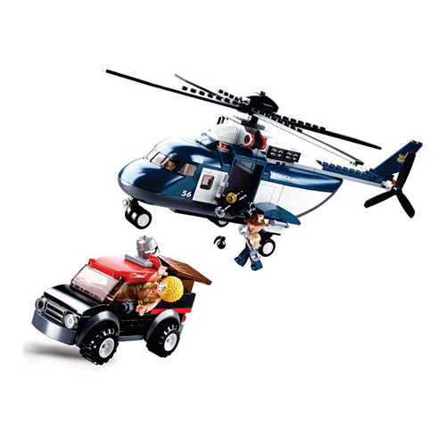 헬기와 도둑추격